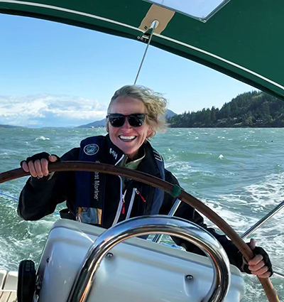 Happy sailor